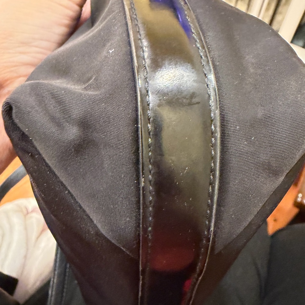 EUC Kate Spade Sam Icon Black Nylon Hobo Bag - Picture 9 of 11